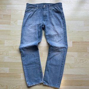 Levi's 504 Light Wash Men's Jeans 34x32 | Relaxed Fit, Straight Leg | Red Tag